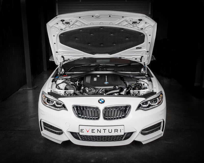 Eventuri Carbon Fibre Cold Air Intake & Induction Kit for BMW B58 M140i M240i 340i (F20 F21 F22 F30 F31) - Carbon Airbox Performance CAI Upgrade for 1 Series 2 Series 3 Series