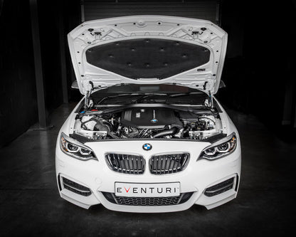Eventuri Carbon Fibre Cold Air Intake & Induction Kit for BMW B58 M140i M240i 340i (F20 F21 F22 F30 F31) - Carbon Airbox Performance CAI Upgrade for 1 Series 2 Series 3 Series