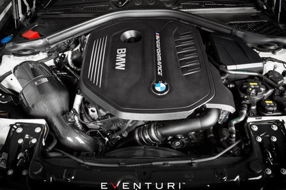 Eventuri Carbon Fibre Cold Air Intake & Induction Kit for BMW B58 M140i M240i 340i (F20 F21 F22 F30 F31) - Carbon Airbox Performance CAI Upgrade for 1 Series 2 Series 3 Series