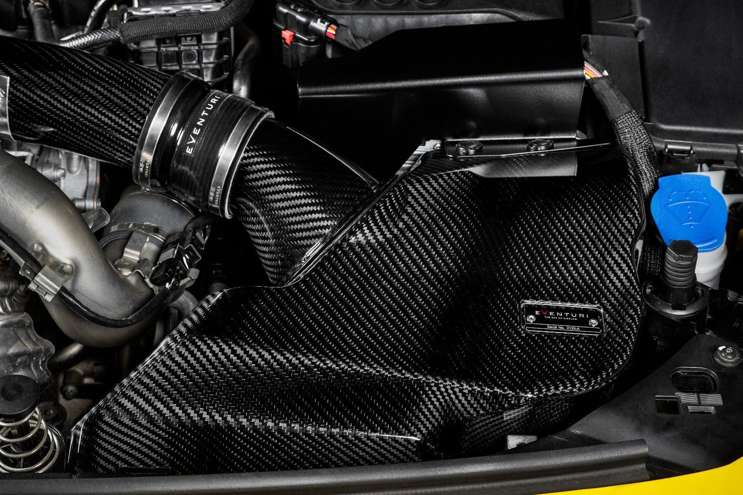 Eventuri Carbon Fibre (Carbon Fiber) Cold Air Intake / Induction Kit for Mercedes A35 AMG, CLA 35 AMG, A250, CLA 250 (Pre-LCI W177/C118) – A-Class/CLA Performance Carbon Airbox & Filter Upgrade
