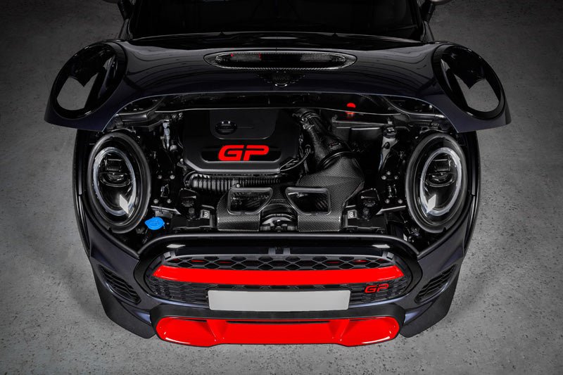 Eventuri Carbon Fibre Cold Air Intake Induction Kit for MINI Cooper JCW 306hp – F56 GP3 & F54 Clubman | Carbon Airbox Turbo Intake Upgrade | F5X JCW Performance Intake System | Carbon Ram Air Scoop & Duct | High-Flow Air Filter Kit