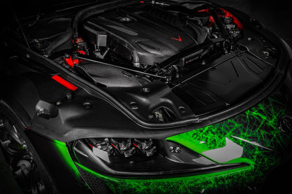 Eventuri Carbon Fibre Cold Air Intake & Induction Kit for Toyota GR Supra MK5 A90/A91 3.0 B58 Turbo (J29) - Performance Airbox + Carbon Inlet Pipe 2019+