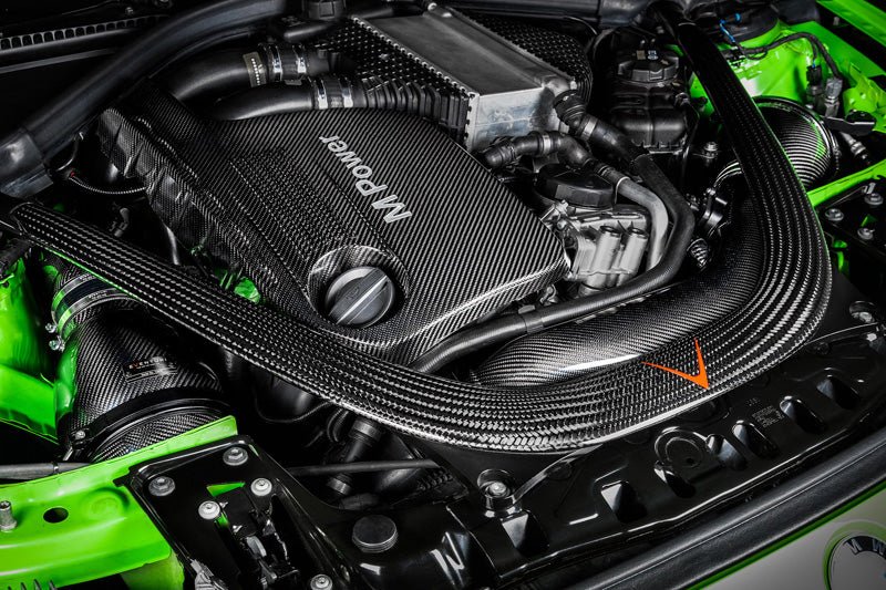 Eventuri V2 Carbon Fibre Intake System / Cold Air Intake Induction Kit for BMW M3 F80 & M4 F82 F83 (S55) | Performance Carbon Airbox Upgrade | Saloon, Coupe & Convertible