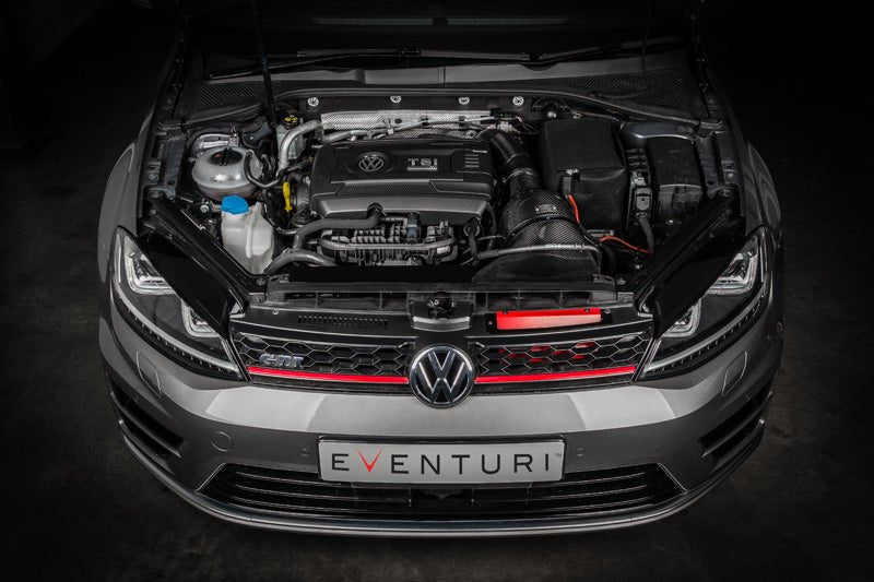 Eventuri Carbon Fibre/Fiber Cold Air Intake/Induction Kit for VW Volkswagen Golf MK7 R & GTI | MQB EA888 2.0 TSI Performance Intake System Carbon Airbox Upgrade