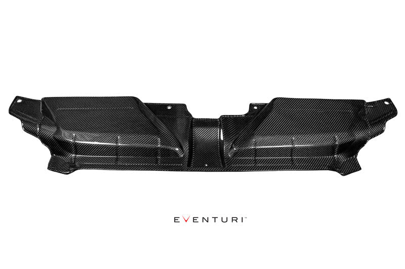 Eventuri Carbon Fibre / Carbon Fiber Slam Panel/Radiator Support Cover for Audi RS5 B8.5 (B8 Facelift 4.2 V8) - Engine Bay Cover/Trim Bonnet Latch/Core Support Panel - OEM Fit - Black, Red or Blue Carbon Kevlar Weave