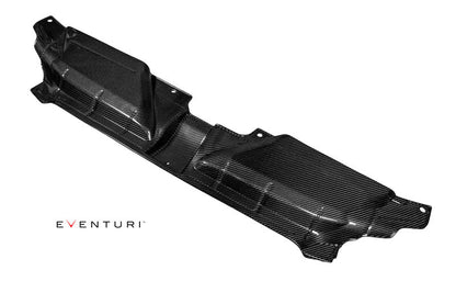 Eventuri Carbon Fibre / Carbon Fiber Slam Panel/Radiator Support Cover for Audi RS5 B8.5 (B8 Facelift 4.2 V8) - Engine Bay Cover/Trim Bonnet Latch/Core Support Panel - OEM Fit - Black, Red or Blue Carbon Kevlar Weave