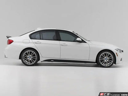 Turner Motorsport Carbon Fibre High Kick Ducktail Boot Lip Spoiler for BMW F30 3 Series & F80 M3 - CSL Style Rear Trunk/Decklid Wing, Carbon Fiber Rear Lip - Fits 320i 328i 330e 330i 335i 340i xDrive Saloon/Sedan