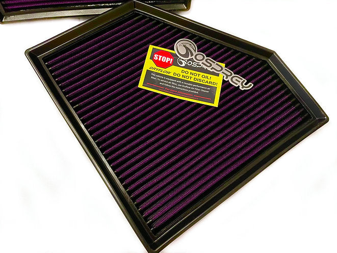 Osprey BMW B58 F-Series Engine Air Filter – Washable Reusable Drop-In Panel for OEM/Stock Airbox | Fits M140i M240i 340i 440i (F20