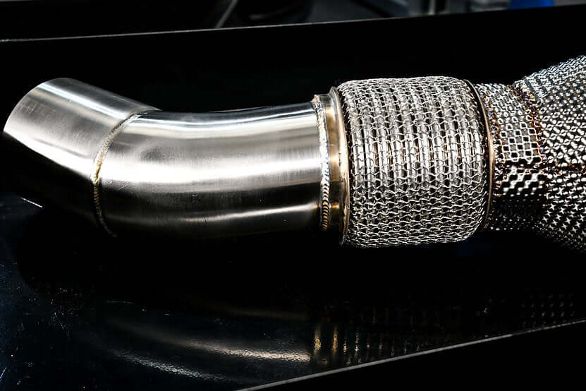 Osprey Performance BMW B58 200 Cell 200cpsi Sports Cat Catted Downpipe Front Pipe for M140i M240i 340i F20 F22 F30 - Stainless Steel High-Flow Turbo Outlet Exhaust Upgrade