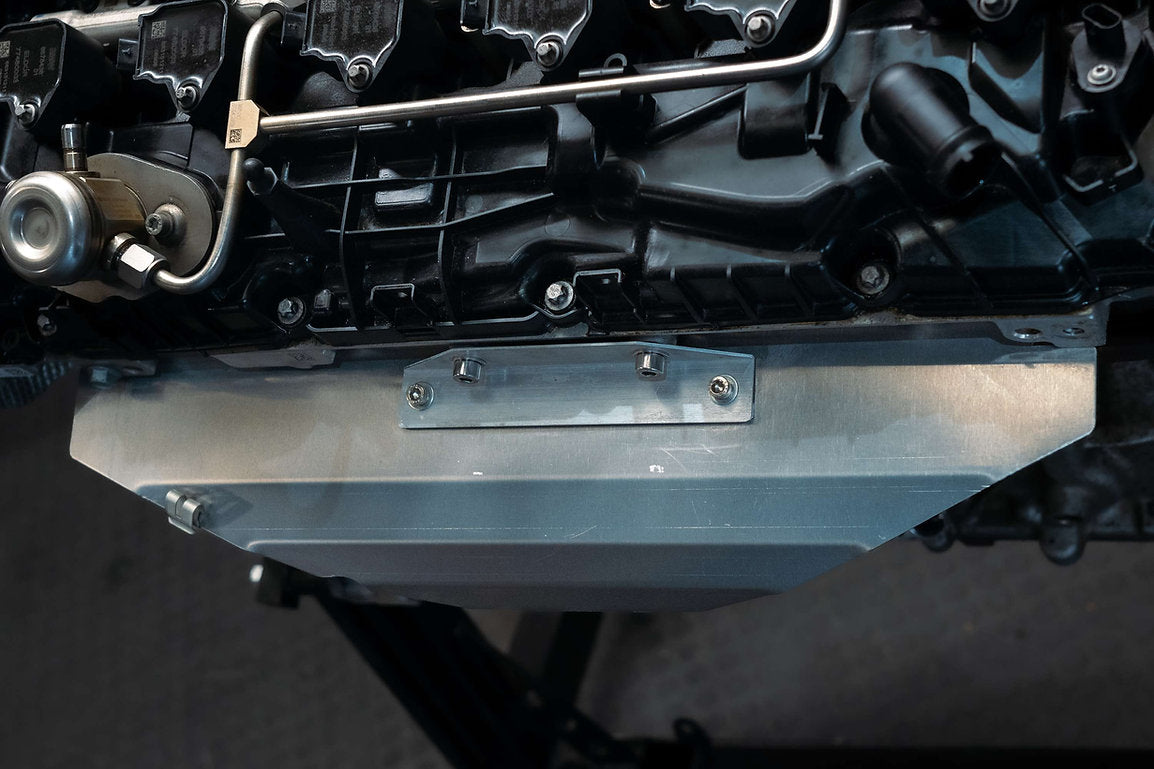 BMW B58 Gen 1 Turbo Manifold Heat Shield - Direct OEM Replacement - 2mm 5251 Aluminium - Low Profile - Hybrid Turbo & Intake Compatible - Fits F-Series M140i M240i 340i 440i
