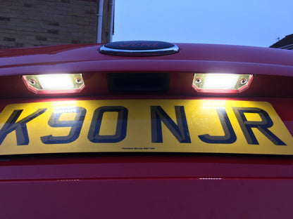 BriteVue 239 Full LED Number Plate Light Units – Sealed SMD Upgrade (Pair) (C5W) Ford Focus MK2 Pre Facelift (2004-2008)