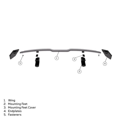 Audi RS3 8Y Aerokit Bodykit (REAR WING, AEROBLADES, CANARDS)
