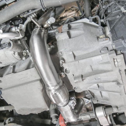 Ford Fiesta Mk7 1.0 EcoBoost Downpipe / Front Pipe - Cobra Sport 2.5in (63.5mm) Turbo Outlet Pipe - Sports Cat or De-Cat - High Flow Catalyst, Race Decat - Bolt-On Performance Exhaust Upgrade for ST-Line 2012-2017
