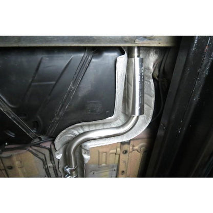 Ford Fiesta ST150 Mk6 Cat Back Exhaust System by Cobra Sport - 2.25in (57mm) Stainless Steel Performance/Sports Exhaust, Back Box & Centre Section - Resonated or Non-Resonated Catback Upgrade