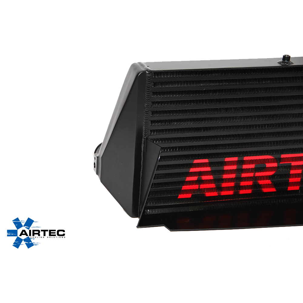 AIRTEC Motorsport Uprated Performance Intercooler FMIC Kit for Ford Focus ST250 Mk3 2.0 EcoBoost (2012-2018) - 60mm Bar & Plate Full-Width Front Mount, Direct-Fit Bolt-On Charge Cooler, Stage 1/2, Pre-Facelift & Facelift, RS-Style Scoop