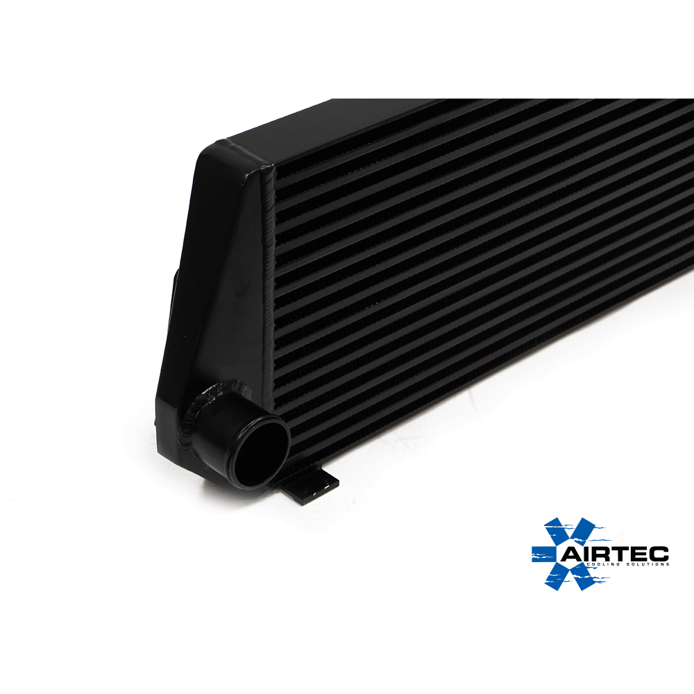 AIRTEC Motorsport Uprated Performance Intercooler FMIC Kit for Ford Focus ST250 Mk3 2.0 EcoBoost (2012-2018) - 60mm Bar & Plate Full-Width Front Mount, Direct-Fit Bolt-On Charge Cooler, Stage 1/2, Pre-Facelift & Facelift, RS-Style Scoop