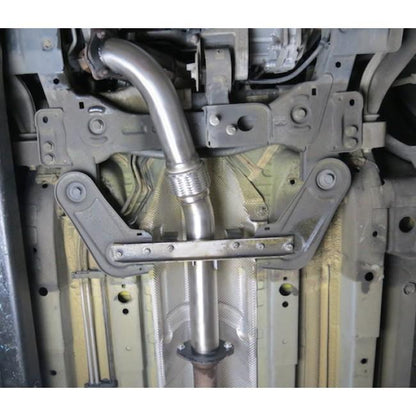 Ford Focus ST225/ST 225 Mk2 2.5T 3" (76.2mm) Downpipe/Down Pipe Decat/De-Cat Front Pipe – Turbo Outlet to Cat Primary Section – Catless Performance Exhaust Upgrade – Track/Off-Road Only 2005–2010