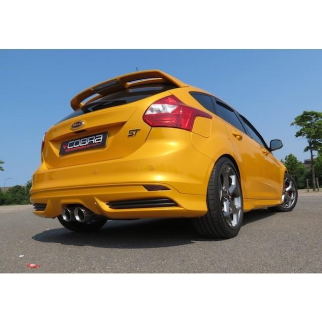 Ford Focus ST250 Mk3 (2012-2018) 2.0 EcoBoost 3" Turbo-Back/Downpipe-Back/Cat-Back Performance Exhaust System | Cobra Sport T304 Stainless | Resonated or Non-Res | De-Cat or Sports Cat | Twin 4" or Oval Tips