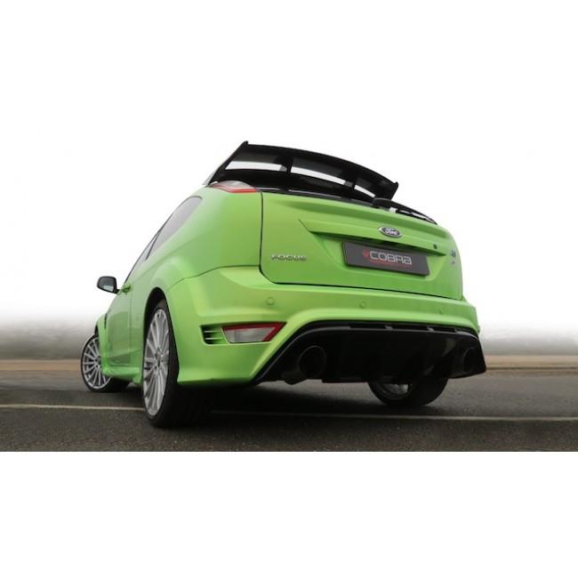 Ford Focus RS Mk2 2.5T Cat-Back/Catback Exhaust System | 3in (76.2mm) After-Cat Centre & Back Box | Resonated or Non-Resonated | Direct Fit to OE Catalyst | Performance Rear Section Upgrade 2009-2011