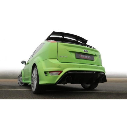 Ford Focus RS Mk2 2.5T Cat-Back/Catback Exhaust System | 3in (76.2mm) After-Cat Centre & Back Box | Resonated or Non-Resonated | Direct Fit to OE Catalyst | Performance Rear Section Upgrade 2009-2011