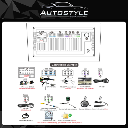Hyundai i30 GD Elantra GT Apple Carplay / Android Auto 9" Stereo Upgrade 2011–17