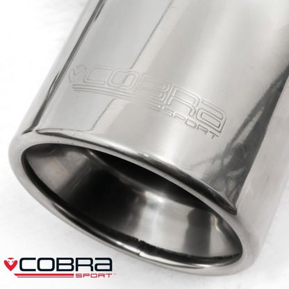 Ford Fiesta ST150 Mk6 Cat Back Exhaust System by Cobra Sport - 2.25in (57mm) Stainless Steel Performance/Sports Exhaust, Back Box & Centre Section - Resonated or Non-Resonated Catback Upgrade