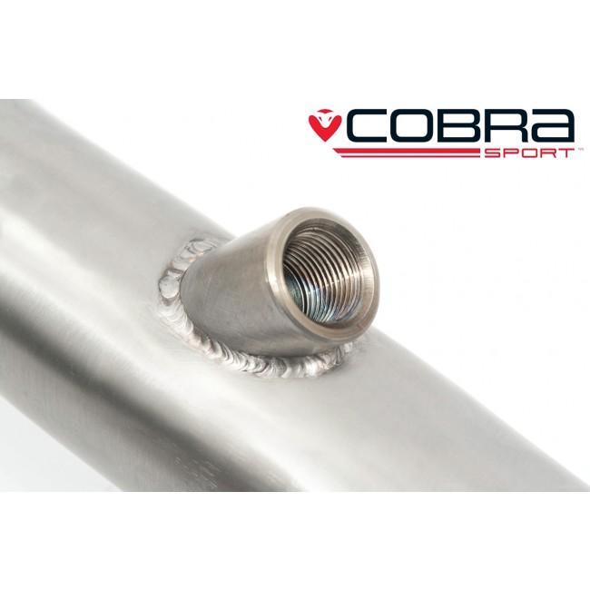 Ford Fiesta Mk6 ST150/ST 150 2.0 Duratec Front Pipe/Downpipe by Cobra Sport - High Flow Sports Cat or De-Cat/Decat Cat Delete - 57.1mm (2.25") Performance Exhaust Front Section 2005-2008