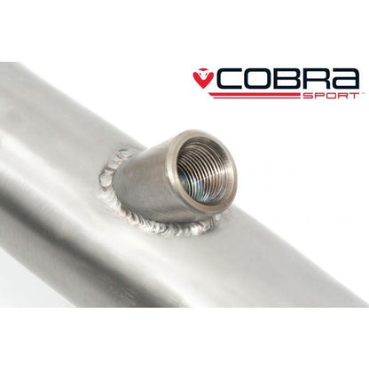 Ford Fiesta Mk6 ST150/ST 150 2.0 Duratec Front Pipe/Downpipe by Cobra Sport - High Flow Sports Cat or De-Cat/Decat Cat Delete - 57.1mm (2.25") Performance Exhaust Front Section 2005-2008