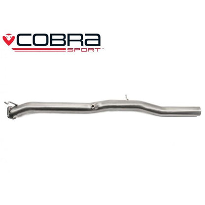 Ford Fiesta Mk6 ST150/ST 150 2.0 Duratec Front Pipe/Downpipe by Cobra Sport - High Flow Sports Cat or De-Cat/Decat Cat Delete - 57.1mm (2.25") Performance Exhaust Front Section 2005-2008