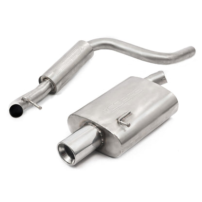 Ford Fiesta ST150 Mk6 Cat Back Exhaust System by Cobra Sport - 2.25in (57mm) Stainless Steel Performance/Sports Exhaust, Back Box & Centre Section - Resonated or Non-Resonated Catback Upgrade
