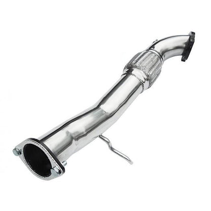 Ford Focus ST225/ST 225 Mk2 2.5T 3" (76.2mm) Downpipe/Down Pipe Decat/De-Cat Front Pipe – Turbo Outlet to Cat Primary Section – Catless Performance Exhaust Upgrade – Track/Off-Road Only 2005–2010
