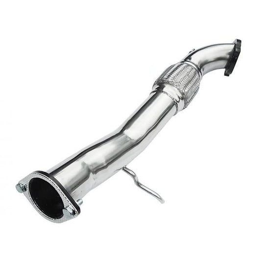 Ford Focus ST225/ST 225 Mk2 2.5T 3" (76.2mm) Downpipe/Down Pipe Decat/De-Cat Front Pipe – Turbo Outlet to Cat Primary Section – Catless Performance Exhaust Upgrade – Track/Off-Road Only 2005–2010