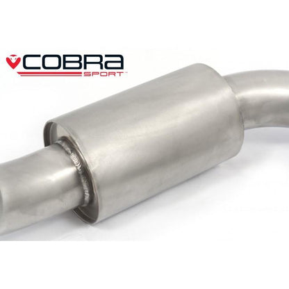 Cobra Sport Ford Focus ST225 Mk2 2.5T Cat Back/Catback Performance Exhaust System 3in (76mm) Stainless | Resonated & Non-Resonated | Sports Backbox Rear Section | Centre Silencer Delete | 2005-2010