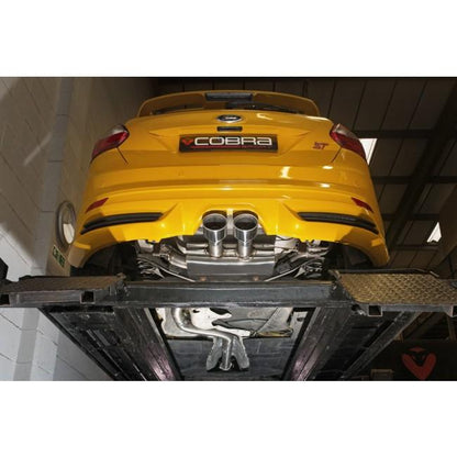 Ford Focus ST250 Mk3 (2012-2018) 2.0 EcoBoost 3" Turbo-Back/Downpipe-Back/Cat-Back Performance Exhaust System | Cobra Sport T304 Stainless | Resonated or Non-Res | De-Cat or Sports Cat | Twin 4" or Oval Tips