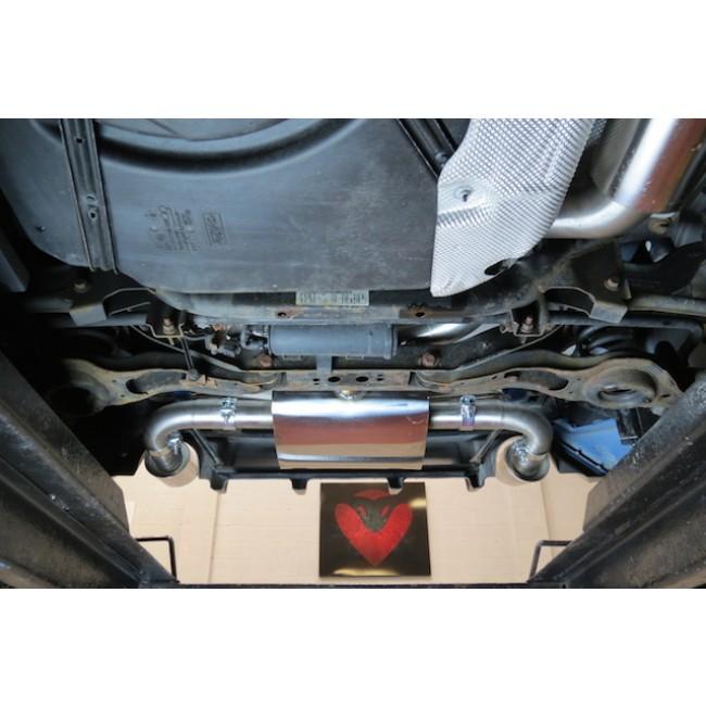 Ford Focus RS Mk2 2.5T Cat-Back/Catback Exhaust System | 3in (76.2mm) After-Cat Centre & Back Box | Resonated or Non-Resonated | Direct Fit to OE Catalyst | Performance Rear Section Upgrade 2009-2011