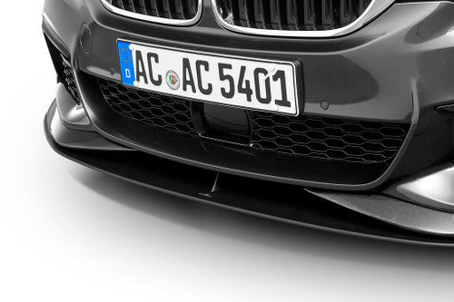 AC Schnitzer Front Lip Splitter Spoiler for BMW 5 Series G30 G31 (2017-2023) M Sport (M Aerodynamics/M-Tech) | PU-RIM Polyurethane Front Bumper Chin Spoiler Valance Extension Aero Lip | Fits Saloon/Sedan & Touring/Estate | Matte Black Paintable OEM+