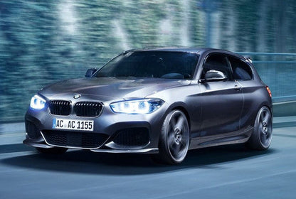 Genuine AC Schnitzer (ACS) Front Canards / Corner Splitters for BMW 1 Series F20/F21 LCI Facelift (2015-2019) M Sport - Aero Blades Bumper Spoiler Elements for M135i/M140i