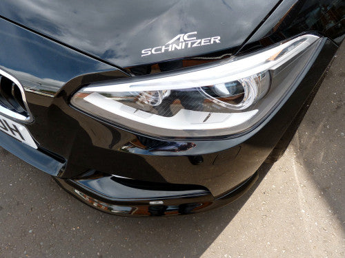 AC Schnitzer Front Spoiler Elements Splitters/Canards/Winglets Front Lip for BMW 1 Series F20/F21 3dr/5dr M Sport (Pre-LCI/Pre-Facelift 2011-02/2015) - M Aerodynamics Bumper Extensions Aero Add-On Kit, Pair