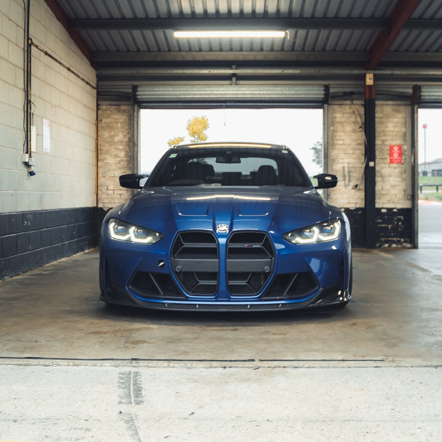 BMW M3/M4 2021+ G80 G82 G83 CSL Style Gloss Carbon Fibre/Carbon Fiber Kidney Grille | Front Bumper Grill Upgrade – CT Carbon Pre-Preg G8X Nose Panel Intake Surround Mesh Replacement