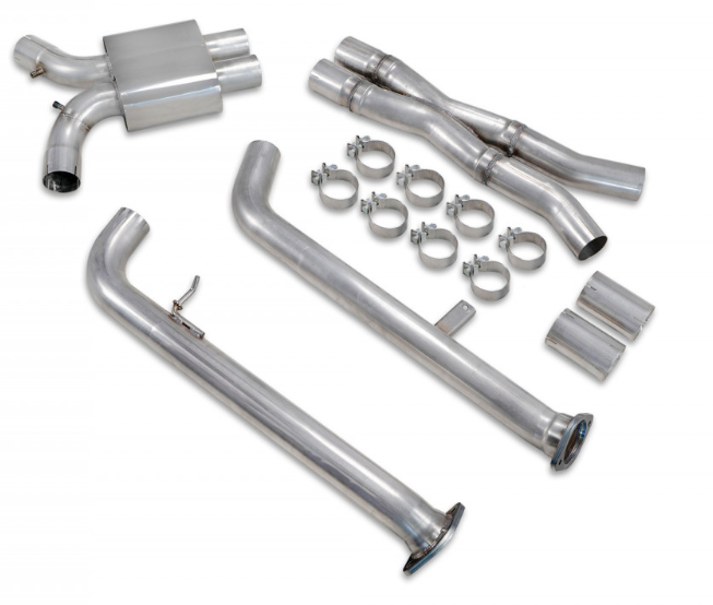 Scorpion OPF/GPF Delete Midpipe Exhaust for BMW G8X M3/M4 G80 G82 (2021-2022) inc Competition & xDrive - Centre/Center Pipe OPF/GPF Bypass - Resonated or Non-Res - 70mm (2.75") Link Pipe - S58