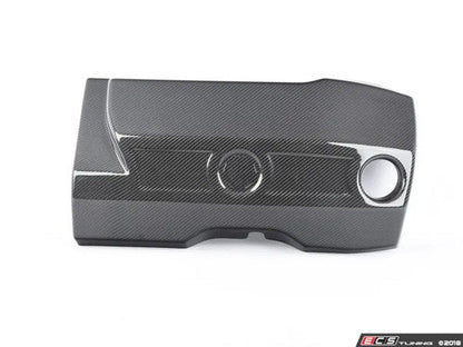 Turner Motorsport Carbon Fibre Engine Cover for BMW N55 – Gloss 2x2 Twill Weave Under‑Bonnet/Underhood Engine Bay Top Shroud – Fits F22/F23 M235i, F30 335i, F32/F33/F36 435i, F87 M2 – OEM‑Style Beauty Cover