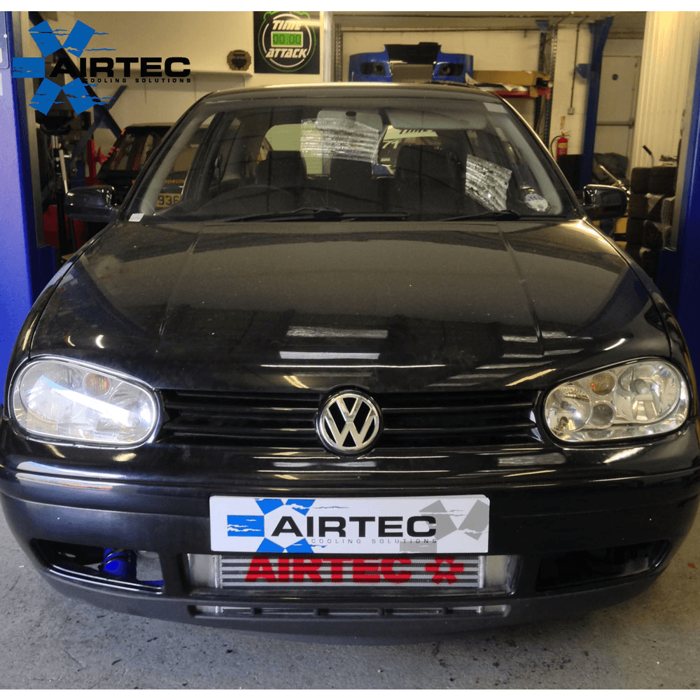 Airtec Front Mount Intercooler Kit for VW Golf Mk4 1.8T GTI | FMIC Performance Upgrade | 60mm Single-Pass Bar-and-Plate Core | Fits All Mk4 1.8T Models