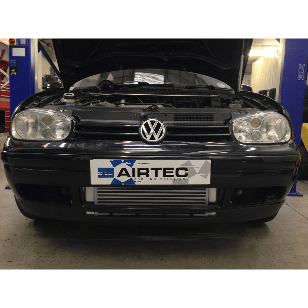 Airtec Front Mount Intercooler Kit for VW Golf Mk4 1.8T GTI | FMIC Performance Upgrade | 60mm Single-Pass Bar-and-Plate Core | Fits All Mk4 1.8T Models