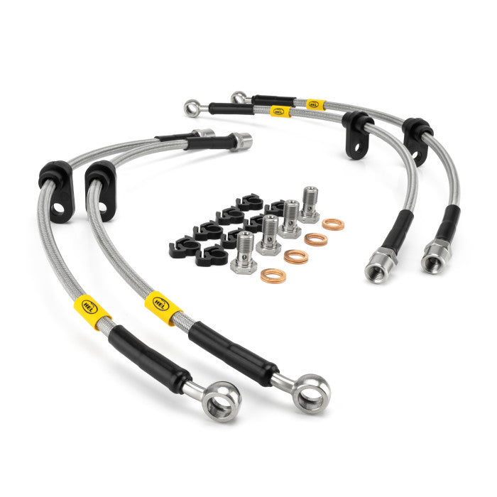 HEL Performance Brake Lines Kit HEL-BMW-4-689 for BMW M2 G87 2023-on - Stainless Steel Braided PTFE Performance Brake Hoses / Uprated Brake Pipes - Direct-Fit Upgrade for BMW 2 Series M2 G87