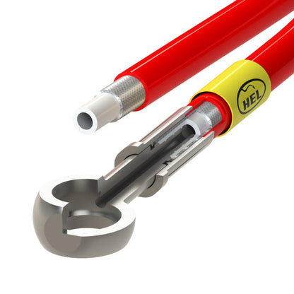 HEL Performance Brake Lines Kit HEL-BMW-4-689 for BMW M2 G87 2023-on - Stainless Steel Braided PTFE Performance Brake Hoses / Uprated Brake Pipes - Direct-Fit Upgrade for BMW 2 Series M2 G87