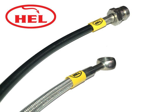 HEL Performance Braided Stainless Steel Brake Lines/Hoses Kit for BMW F-Series F-Chassis - Front & Rear - 1 Series 2 Series 3 Series 4 Series M2 M3 M4 (F20 F21 F22 F23 F30 F31 F32 F33 F36 F80 F82 F83 F87) - Track Day Performance Upgrade