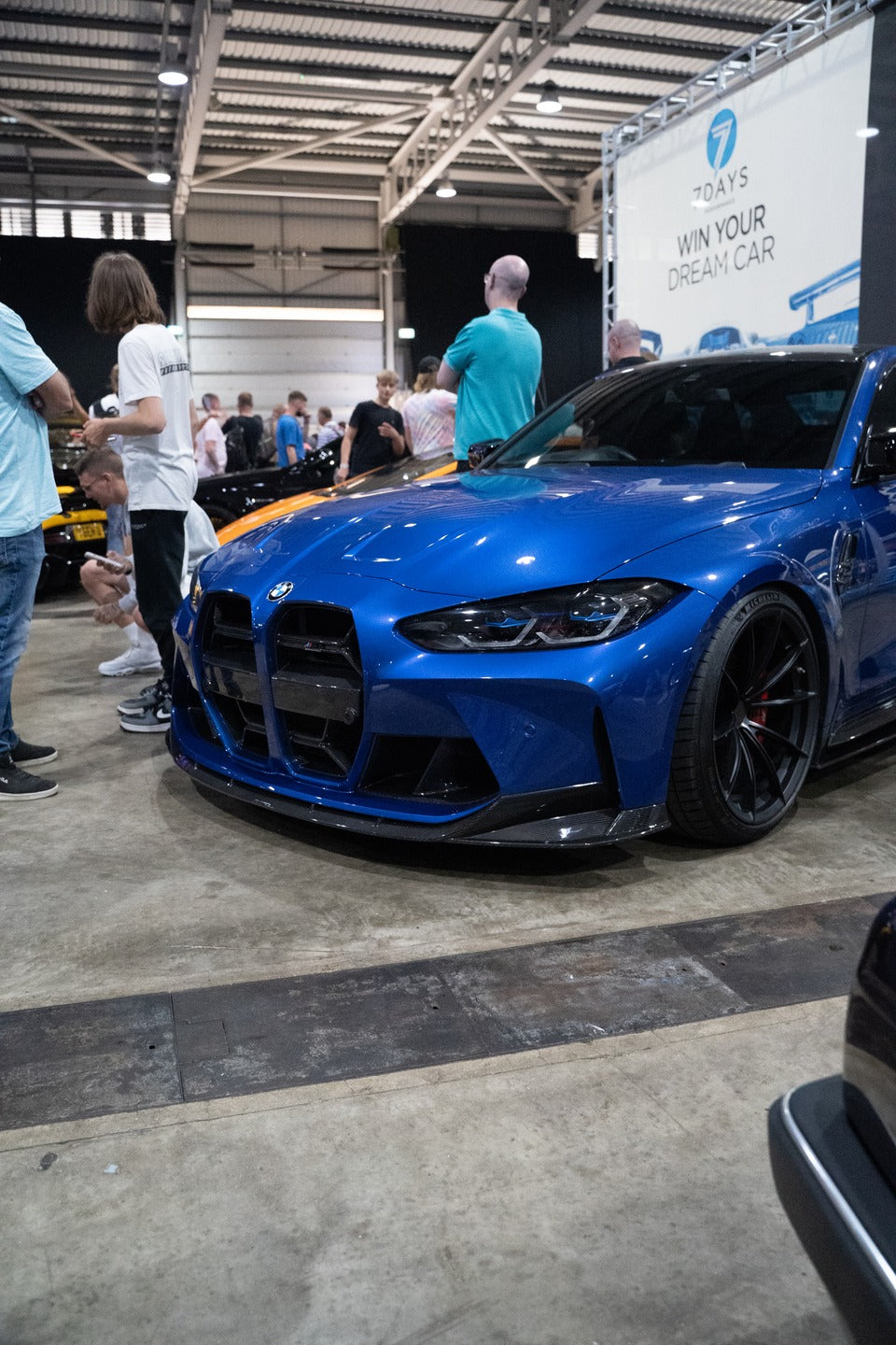 BMW M3/M4 G80 G82 G83 Carbon Fibre Front Aero Kit - CT Carbon Lip Splitter, Kidney Grille/Grill (ACC/Adaptive Cruise Radar Compatible) & Bumper Ducts | G-Series Performance Front End Package | Pre-Preg Carbon Fibre/Carbon Fiber | ACC Window