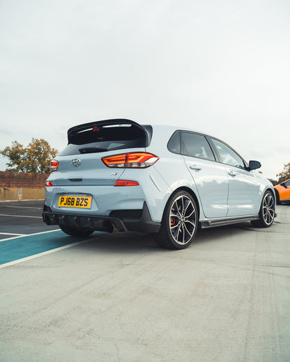 Hyundai i30 N (i30N) Pre-Facelift Carbon Fibre Body Kit – CT Design Aero Package 2017–2020 | Front Lip Splitter, Rear Diffuser, Side Skirts, Boot Spoiler | Carbon Fiber Exterior Styling PFL UK