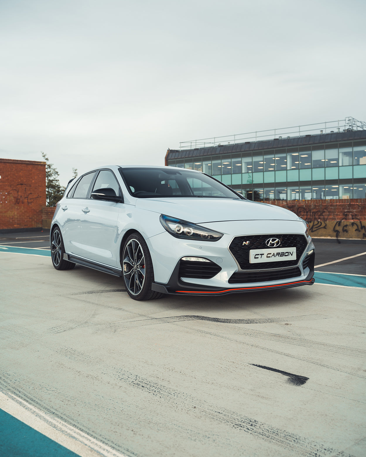Hyundai i30 N (i30N) Pre-Facelift Carbon Fibre Body Kit – CT Design Aero Package 2017–2020 | Front Lip Splitter, Rear Diffuser, Side Skirts, Boot Spoiler | Carbon Fiber Exterior Styling PFL UK