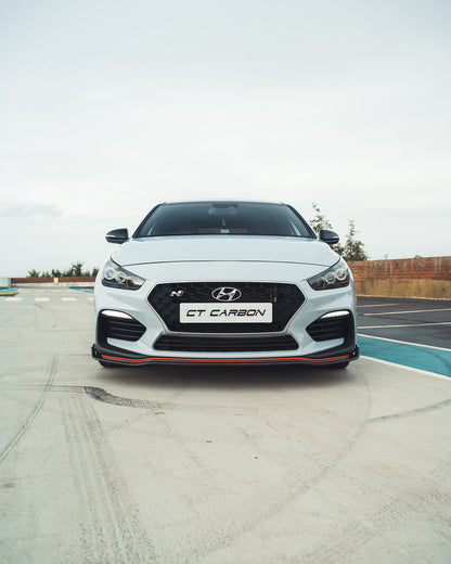 Hyundai i30 N (i30N) Pre-Facelift Carbon Fibre Body Kit – CT Design Aero Package 2017–2020 | Front Lip Splitter, Rear Diffuser, Side Skirts, Boot Spoiler | Carbon Fiber Exterior Styling PFL UK